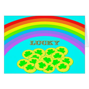 Lucky met Rainbows, Gold en Shamrocks