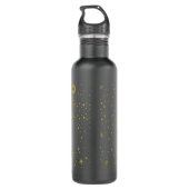 Lucky met sterren en zonnewaterfles waterfles (Achterkant)
