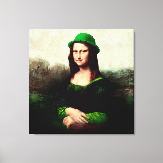 Lucky Mona Lisa St. Canvas Afdruk (Voorkant)