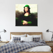 Lucky Mona Lisa St. Canvas Afdruk (Insitu (Slaapkamer))