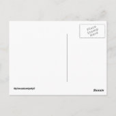 Lucky Mona Lisa St Patrick's Day Clover Briefkaart (Achterkant)