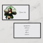 Lucky Mona Lisa St. Visitekaartje (Voorkant / Achterkant)