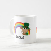 Lucky Monkey Leprechaun Koffiemok (Voorkant links)