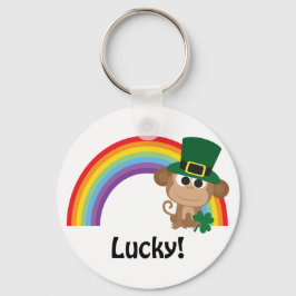 Lucky Monkey Leprechaun Sleutelhanger