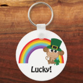 Lucky Monkey Leprechaun Sleutelhanger (Voorkant)