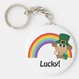 Lucky Monkey Leprechaun Sleutelhanger