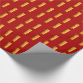 Lucky Monkey Year 2016 Celebration Wrapping Paper Cadeaupapier (Hoek)