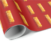 Lucky Monkey Year 2016 Celebration Wrapping Paper Cadeaupapier (Rol Hoek)