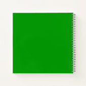 Lucky Name Personalized Clover Design Notitieboek (Achterkant)