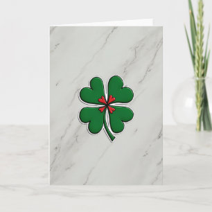 Lucky Nepfake Goud Folie Klaverkaart Kaart