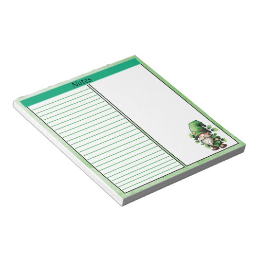 Lucky Notes St. Patrick's Day Notitieblok (Schuin)