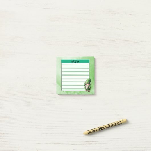 Lucky Notes St. Patrick's Day Post-It Notes (Op bureau)