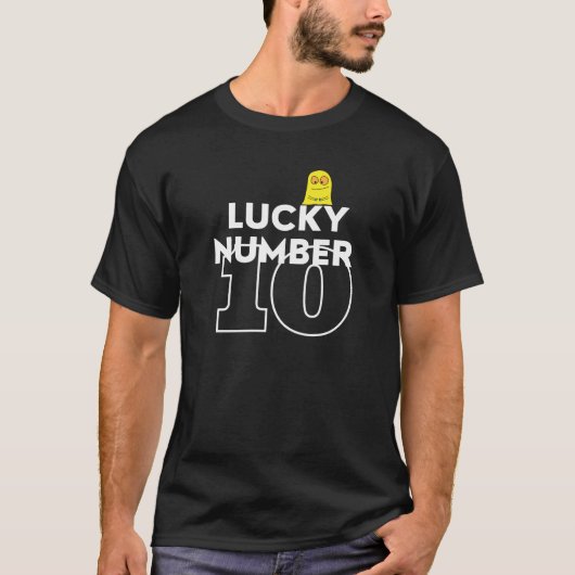 Lucky Number 10 T-shirt (Voorkant)