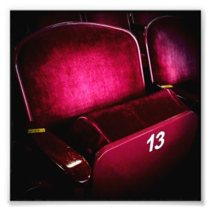 Lucky Number 13 Foto Afdruk