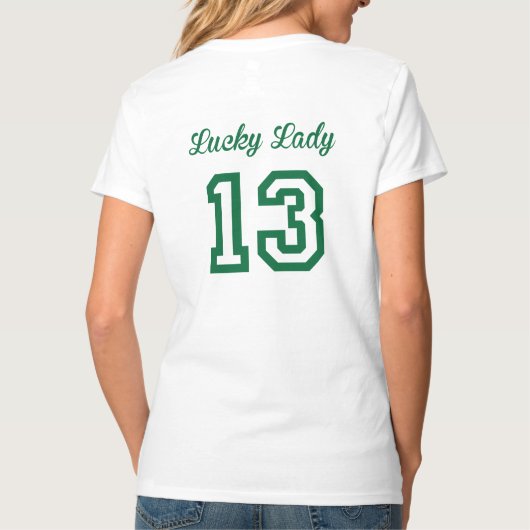 Lucky Number 13 St. Patrick's Shirt (Achterkant)