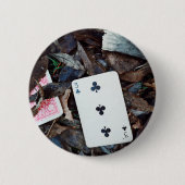 "Lucky Number 3" Ronde Button 5,7 Cm (Voorkant)