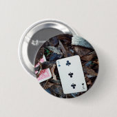 "Lucky Number 3" Ronde Button 5,7 Cm (Voorkant /achterkant)