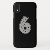 Lucky Number 6 Happy Birthday Case-Mate iPhone Case (Achterkant)