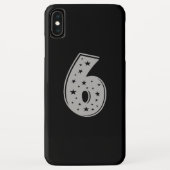 Lucky Number 6 Happy Birthday Case-Mate iPhone Case (Achterkant)