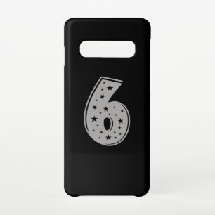 Lucky Number 6 Happy Birthday Samsung Galaxy S10 Hoesje