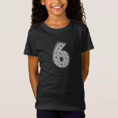 Lucky Number 6 Happy Birthday T-shirt (Voorkant)