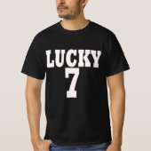 LUCKY NUMBER 7 T-SHIRT (Voorkant)
