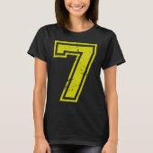 Lucky Number 7 Topjes T-shirt (Voorkant)