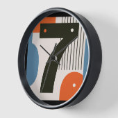 Lucky Number 7 wandklok (Hoek)