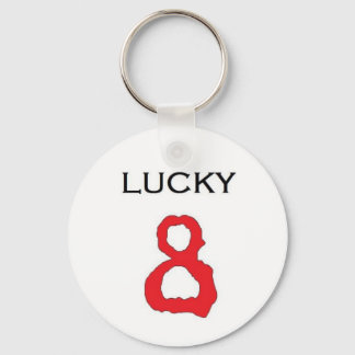 Lucky Number 8 Sleutelhanger