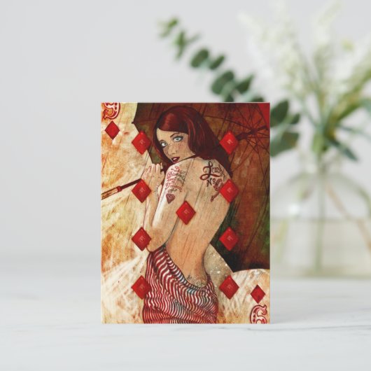 Lucky Number 9 Briefkaart (Staand voorkant)