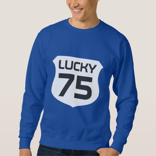Lucky number sweater voor veel succes Mannen kledi (Voorkant)