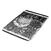 Lucky Numerology Manifesteren Magic Zwart & Wit Badmat (Gekanteld)