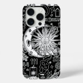 Lucky Numerology Manifesteren Magic Zwart & Wit Case-Mate iPhone Case (Achterkant)