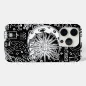 Lucky Numerology Manifesteren Magic Zwart & Wit Case-Mate iPhone Case (Achterkant (horizontaal))