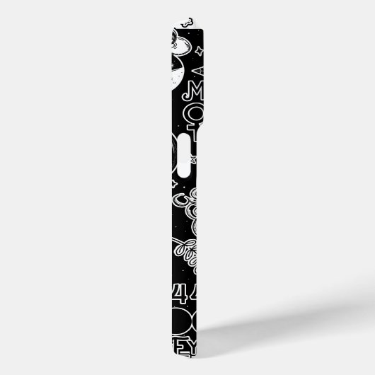 Lucky Numerology Manifesteren Magic Zwart & Wit Case-Mate iPhone Case (Achterkant / Rechts)