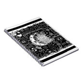 Lucky Numerology Manifesteren Magic Zwart & Wit Notitieboek (Rechterzijde)