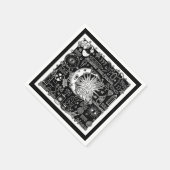 Lucky Numerology Manifesteren Magic Zwart & Wit Servet (Hoek)