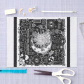 Lucky Numerology Manifesteren Magic Zwart & Wit Tissuepapier (Craft)