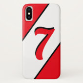 Lucky Nummer zeven Case-Mate iPhone Case (Achterkant)