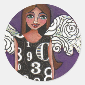LUCKY NUMMERS ANGEL - een gezegende sticker