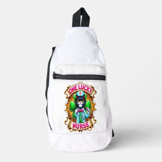Lucky Nurse Cat Sling Bag (Voorkant)