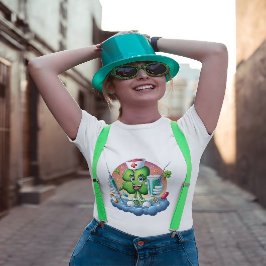 Lucky Nurse Green Shamrock T-shirt