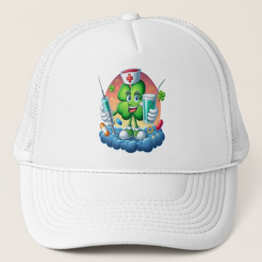 Lucky Nurse Green Shamrock Trucker Pet (Voorkant)