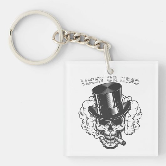 Lucky of dood sleutelhanger (voorkant)