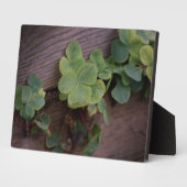 Lucky of vastberaden? Saint Patricks Day Shamrocks Fotoplaat (Zijkant)
