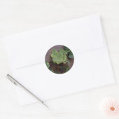 Lucky of vastberaden? Saint Patricks Day Shamrocks Ronde Sticker (Envelop)