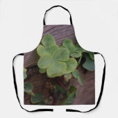Lucky of vastberaden? Saint Patricks Day Shamrocks Schort (Voorkant)