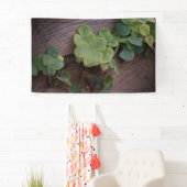 Lucky of vastberaden? Saint Patricks Day Shamrocks Spandoek (Insitu)