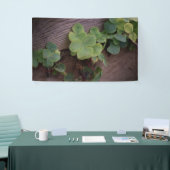 Lucky of vastberaden? Saint Patricks Day Shamrocks Spandoek (Beurs)