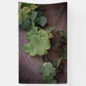 Lucky of vastberaden? Saint Patricks Day Shamrocks Spandoek (Verticaal)